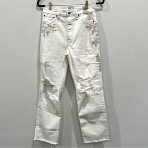 Abercrombie & Fitch Zoe Natural Rise Ankle Straight Jeans Womens 29/8R NWT